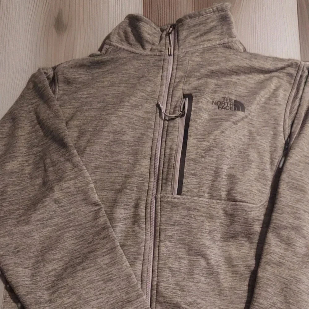The North Face Men Canyonlands Full Zip Fleece Jacket Size XL TG Gray Coat Y2k